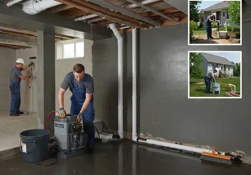 Basement Waterproofing and Flood Prevention process in Stamps, AR